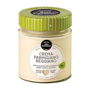 Organic Parmigiano Reggiano cheese cream