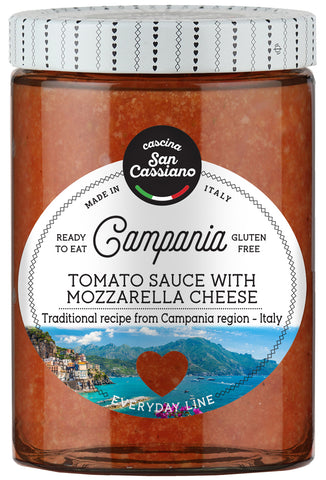 Campania sauce - Tomato sauce with mozzarella cheese