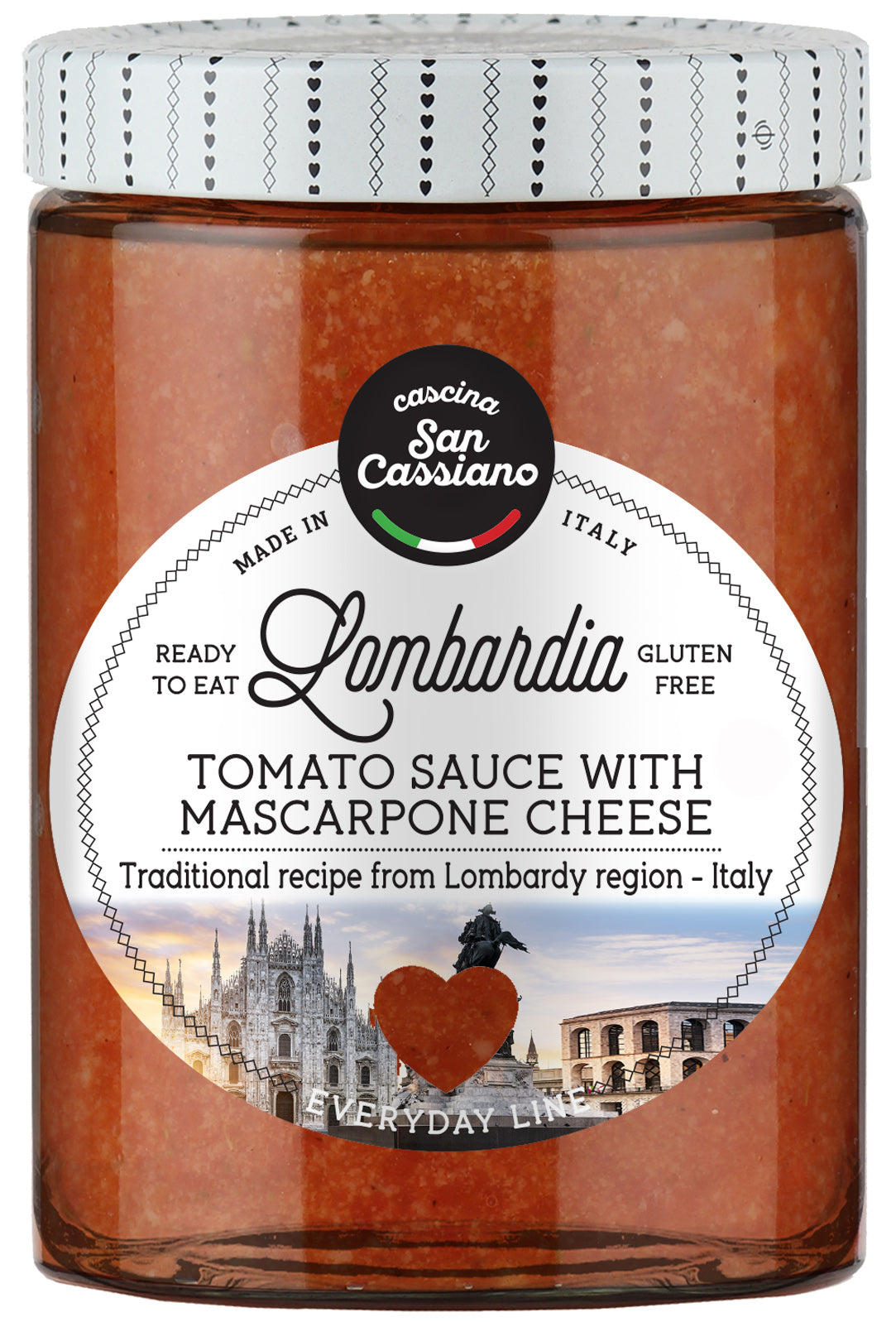 Lombardia sauce - Tomato sauce with mascarpone cheese