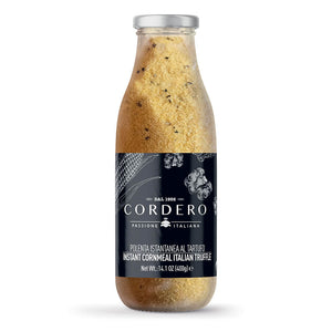 Glass bottle with Polenta and truffle