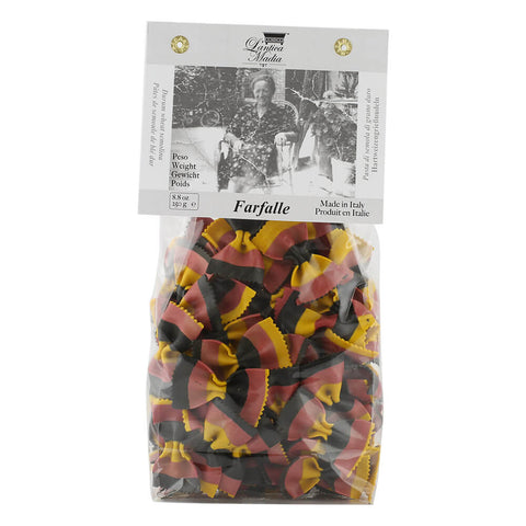 YELLOW, RED AND BLACK FARFALLE