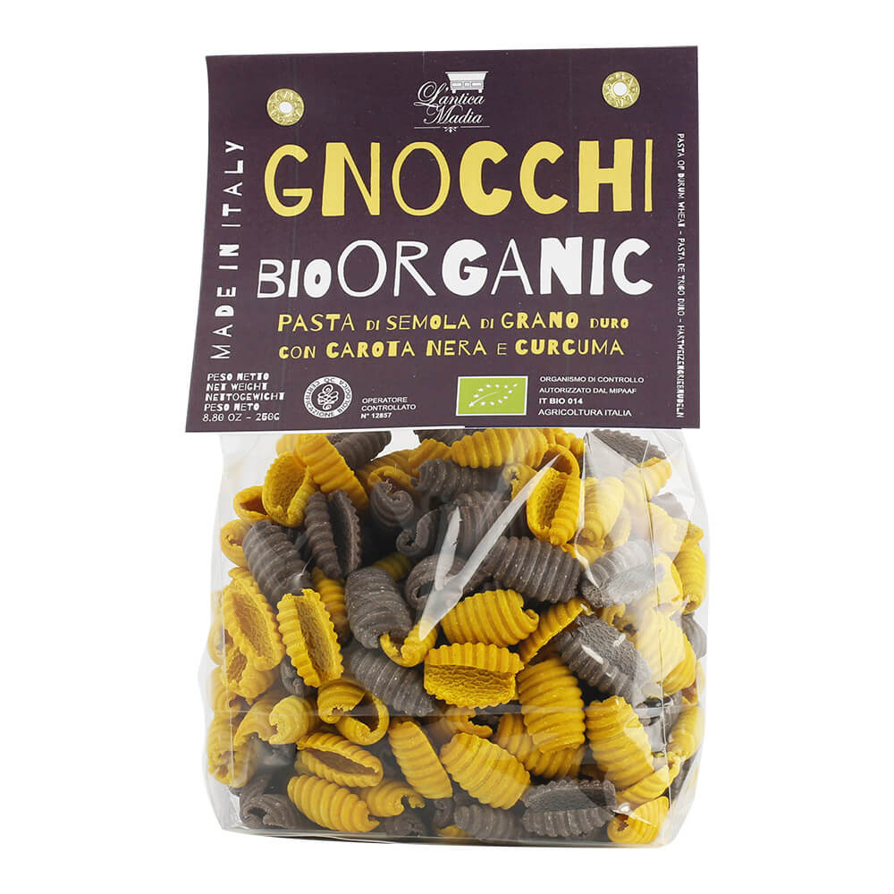 GNOCCHI WITH TURMERIC AND PURPLE CARROT ORGANIC