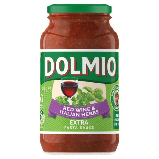 PASTA SAUCE RED WINE AND ITALIAN HERB 500GM
