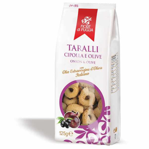 Fiore di Puglia Taralli Onions and Olives